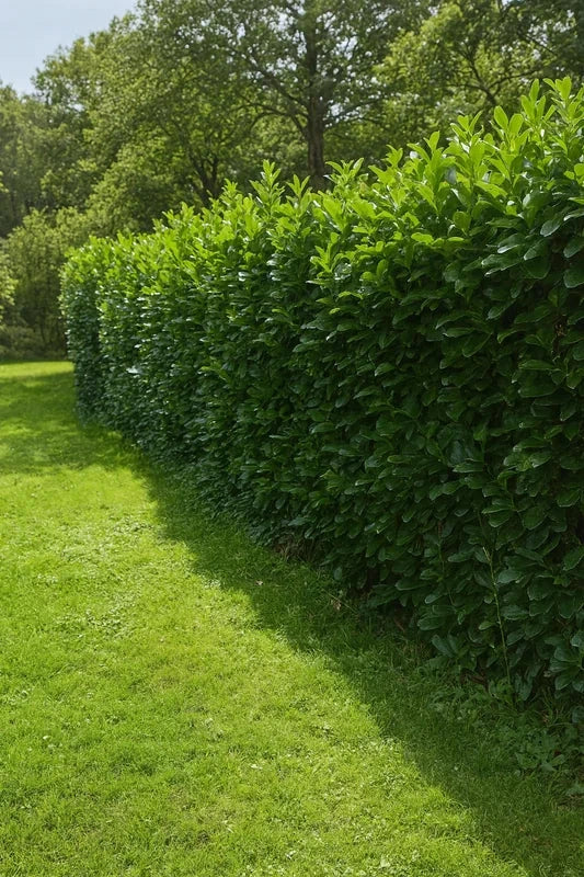 Haie de laurier du Caucase 'Dart's' - 25 mètres - Pot de 2 litres