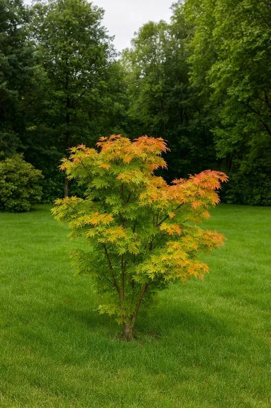 Erable du Japon 'Orange Dream' - Greffé - H.80/100cm - Pot de 15 litres
