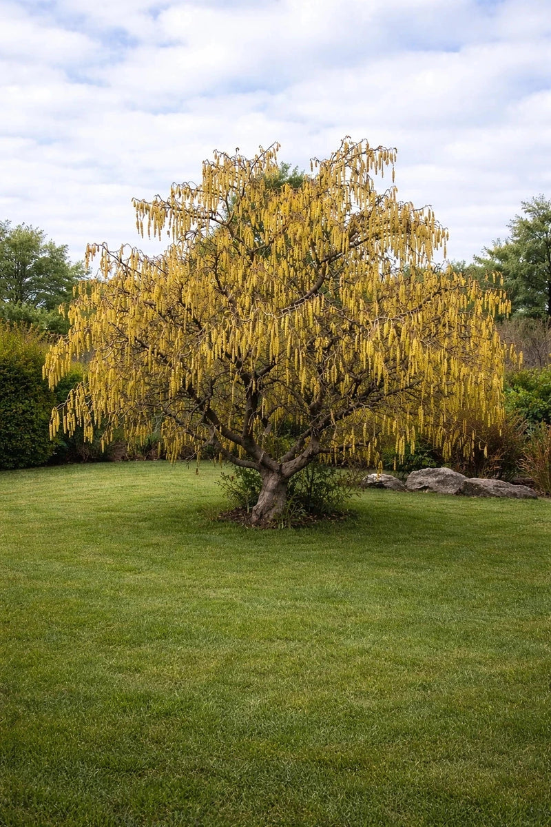 Noisetier tortueux 'Contorta' - H.80/100cm - Pot de 15 litres