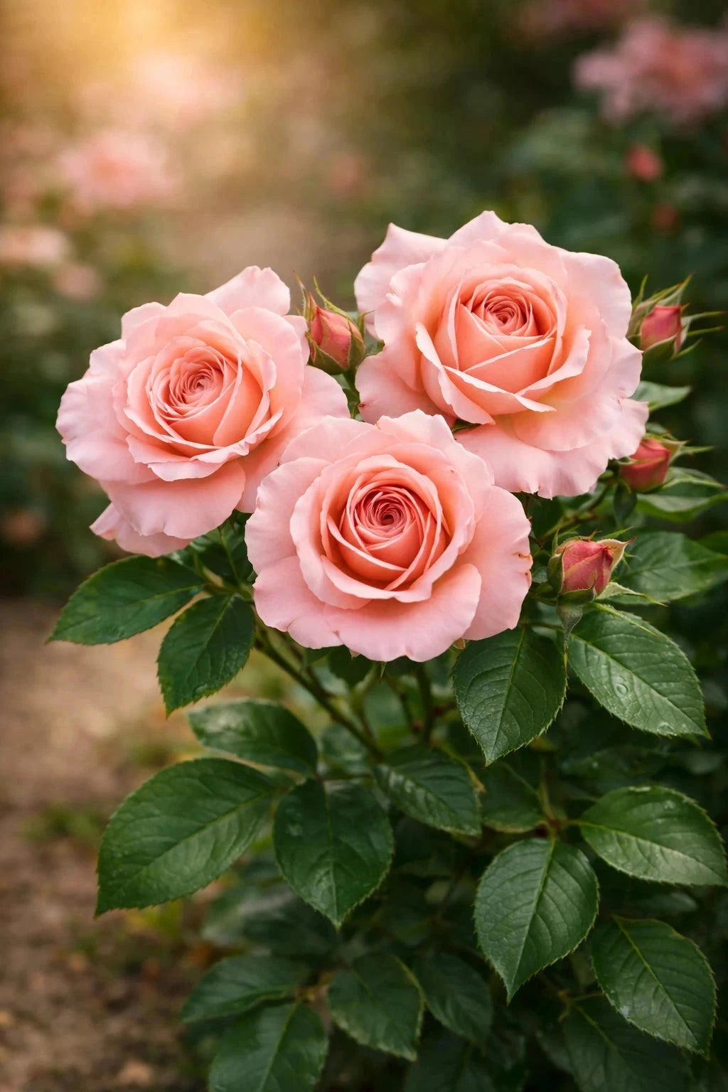 Rosier 'Botticelli®' - Tige - H.125/150cm - Pot de 10 litres - Image 1