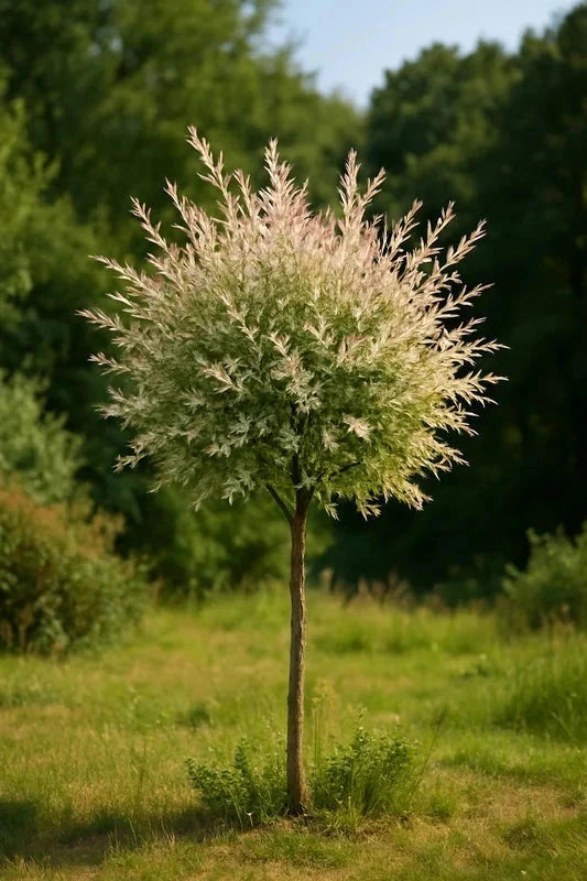 Saule crevette 'Hakuro nishiki' - 1/2 tige - H.125/150cm - Pot de 15 litres